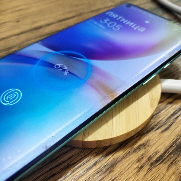 Беспроводное зарядное устройство Bamby 10W, натуральный